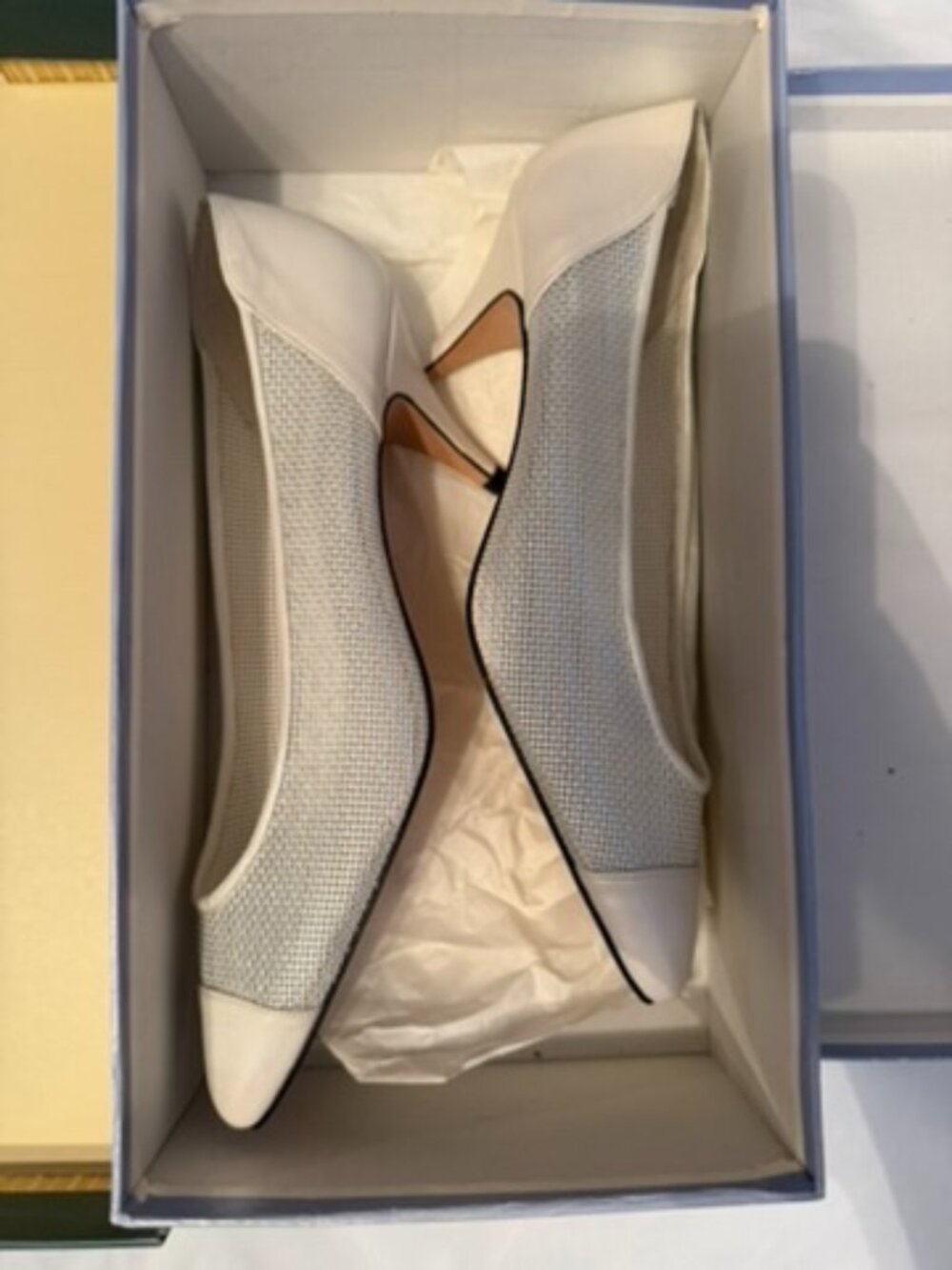 Norma B - Vintage Heels - White Sole, Mesh Pump - 6